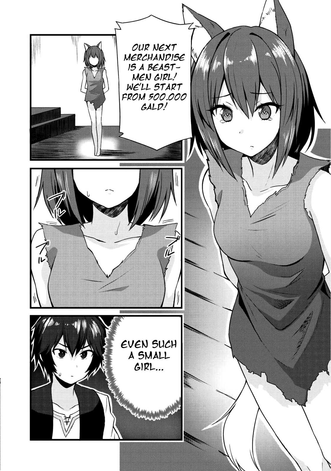 Dorei Shounin Shika Sentakushi Ga Nai desu Yo? ~Harem? Nani sore oishii no?~ Chapter 3 page 13 - Chapter 3: The Exciting First Slave Auction!!