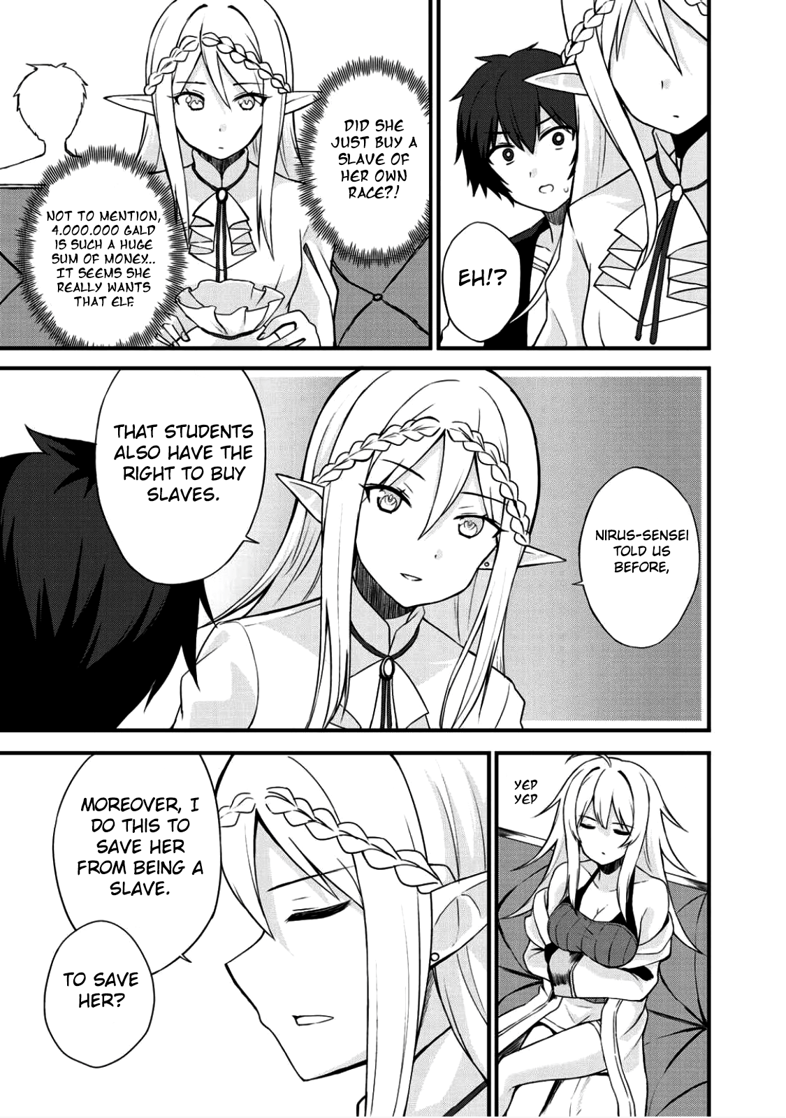 Dorei Shounin Shika Sentakushi Ga Nai desu Yo? ~Harem? Nani sore oishii no?~ Chapter 3 page 18 - Chapter 3: The Exciting First Slave Auction!!