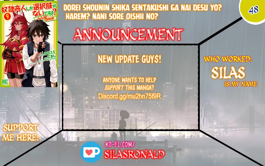 Dorei Shounin Shika Sentakushi Ga Nai desu Yo? ~Harem? Nani sore oishii no?~ Chapter 48 page 1 - Chapter 48