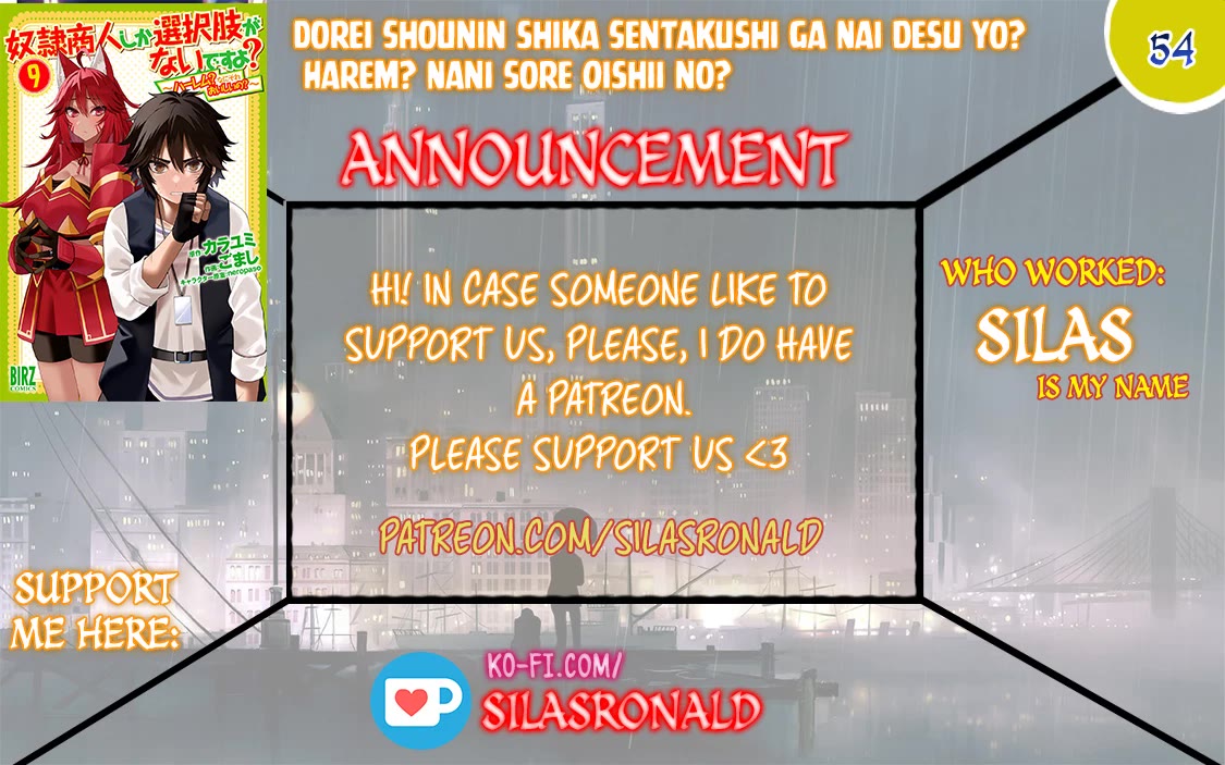 Dorei Shounin Shika Sentakushi Ga Nai desu Yo? ~Harem? Nani sore oishii no?~ Chapter 54 page 1 - Chapter 54