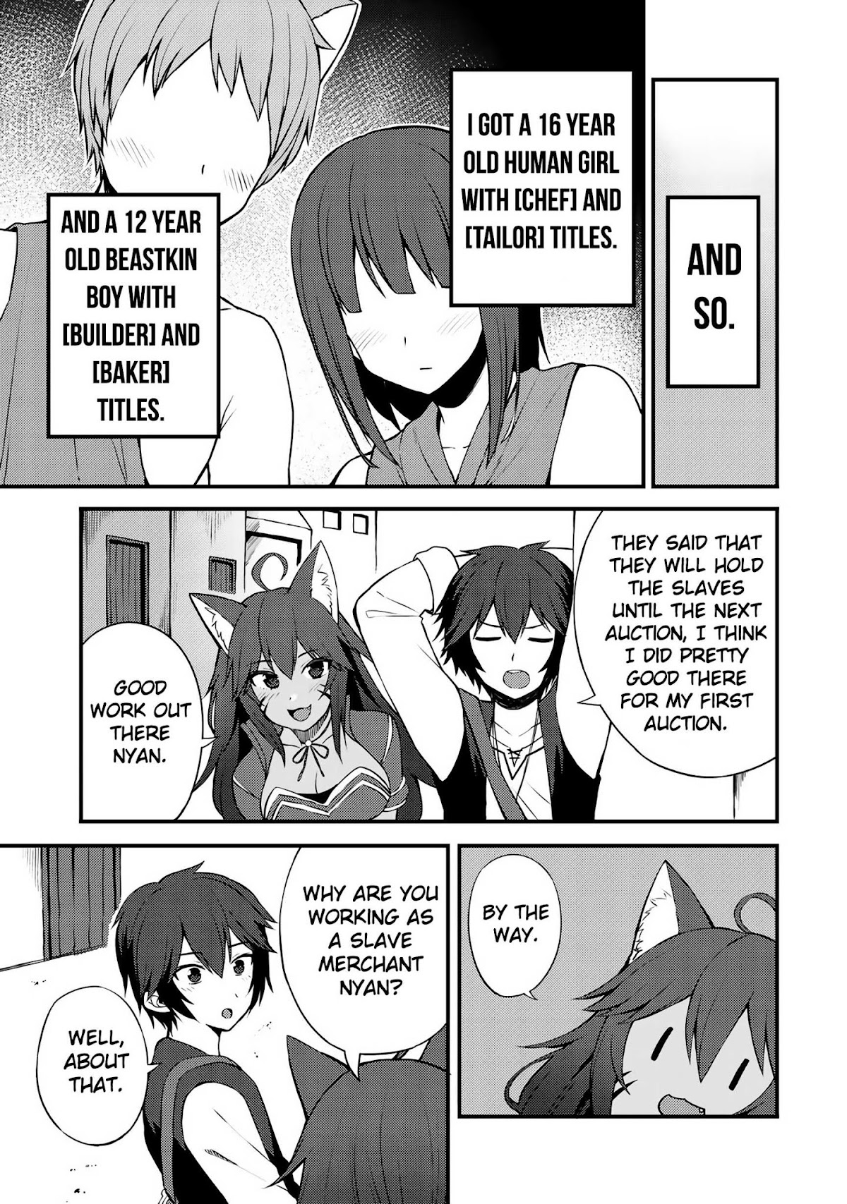 Dorei Shounin Shika Sentakushi Ga Nai desu Yo? ~Harem? Nani sore oishii no?~ Chapter 7 page 22 - Chapter 7