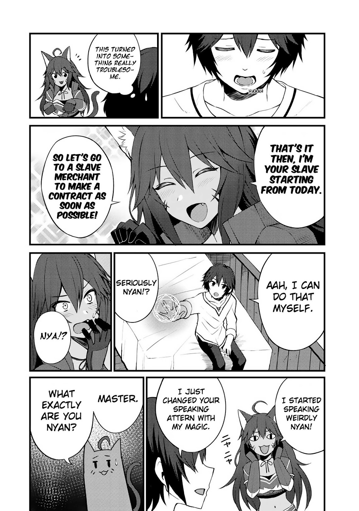 Dorei Shounin Shika Sentakushi Ga Nai desu Yo? ~Harem? Nani sore oishii no?~ Chapter 7 page 5 - Chapter 7