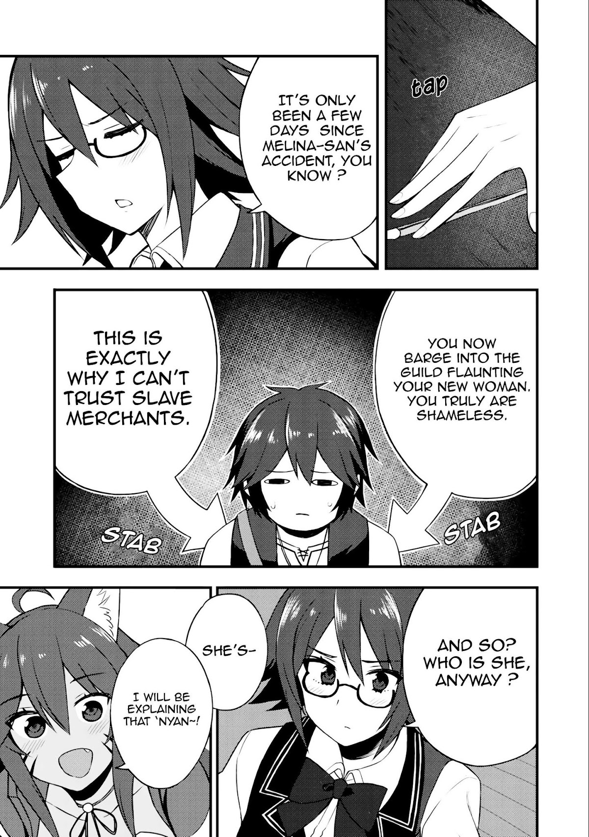 Dorei Shounin Shika Sentakushi Ga Nai desu Yo? ~Harem? Nani sore oishii no?~ Chapter 8 page 10 - Chapter 8