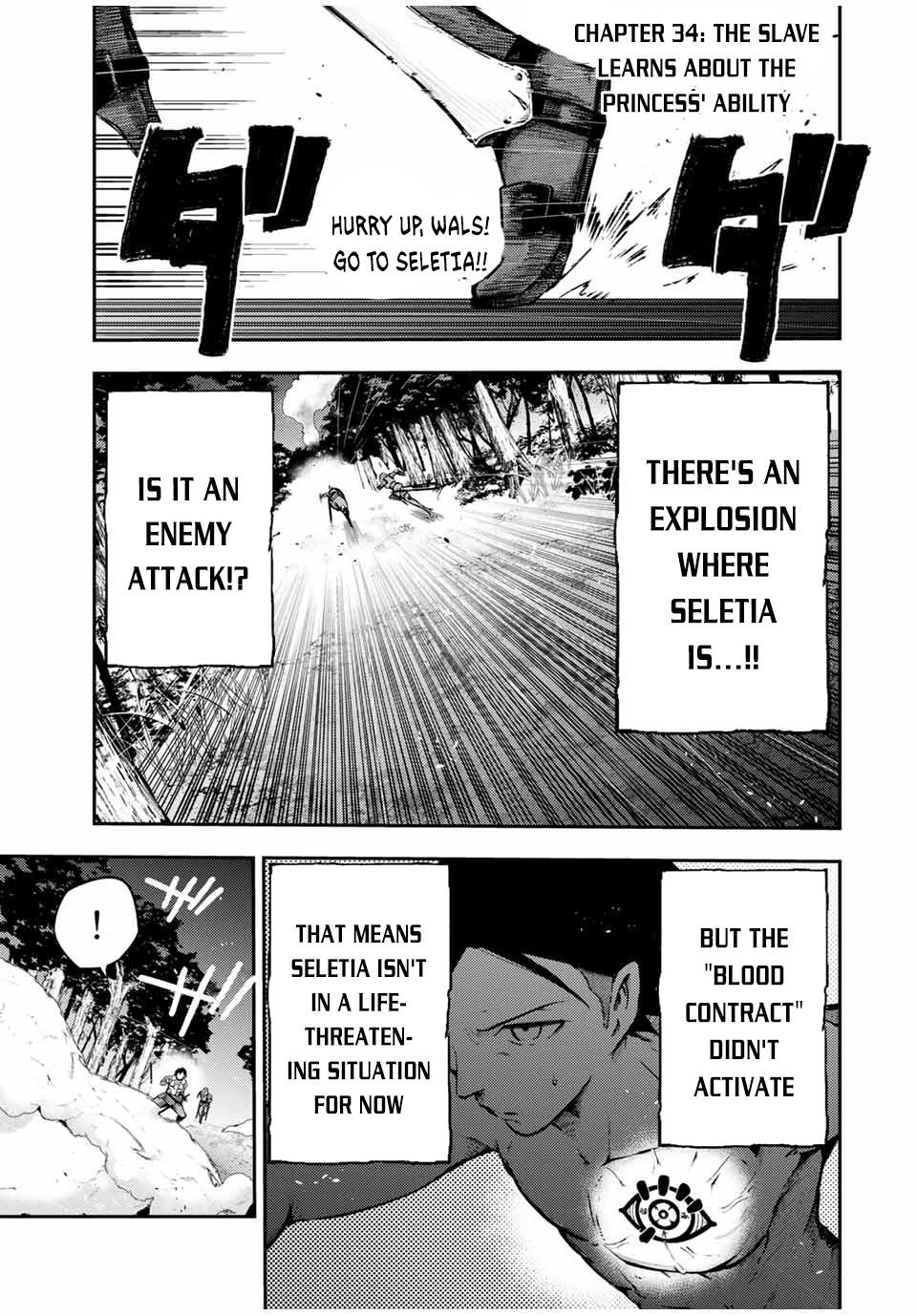 Dorei Tensei: Sono Dorei, Saikyou no Moto Ouji ni Tsuki Chapter 34 page 2 - Chapter 34: The Slave Learns About the Princess' Ability KSGroupScans snarkyoldman 13 + 73