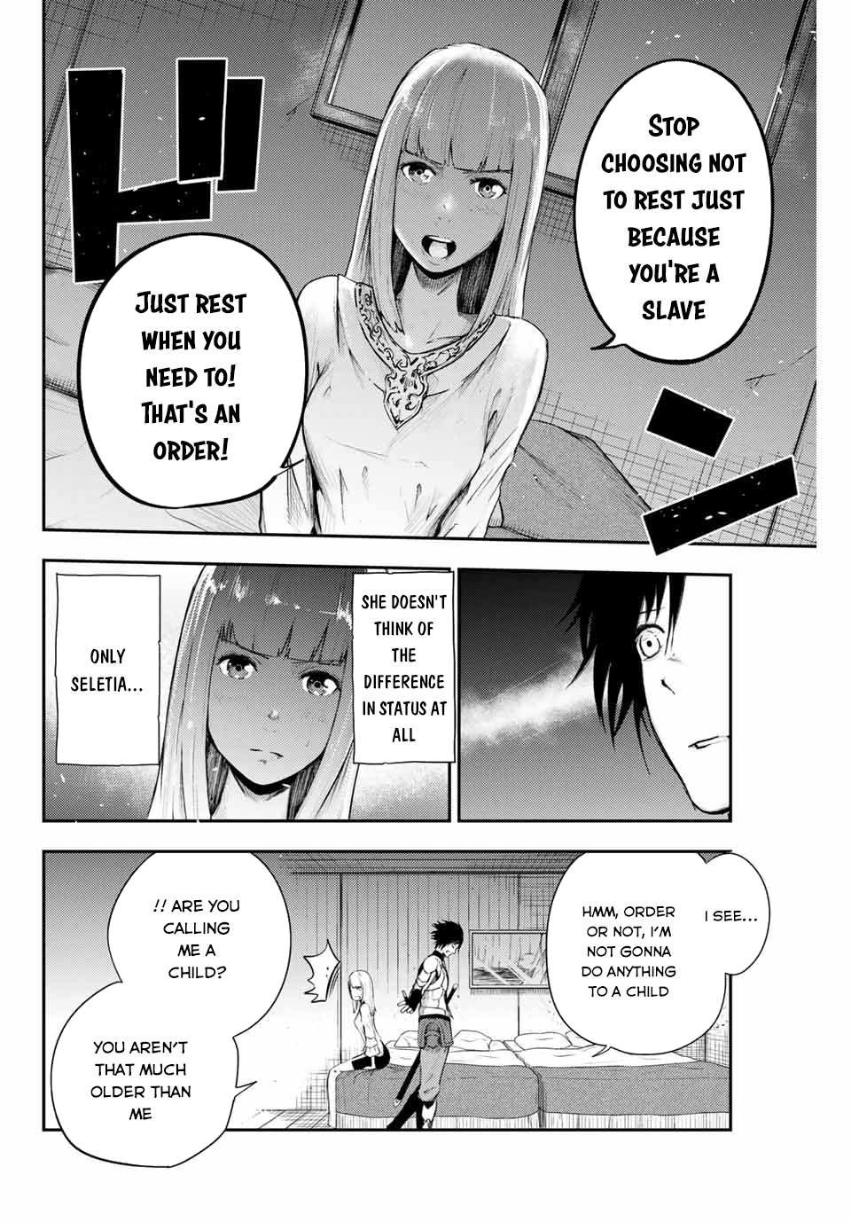Dorei Tensei: Sono Dorei, Saikyou no Moto Ouji ni Tsuki Chapter 5 page 3 - Chapter 5