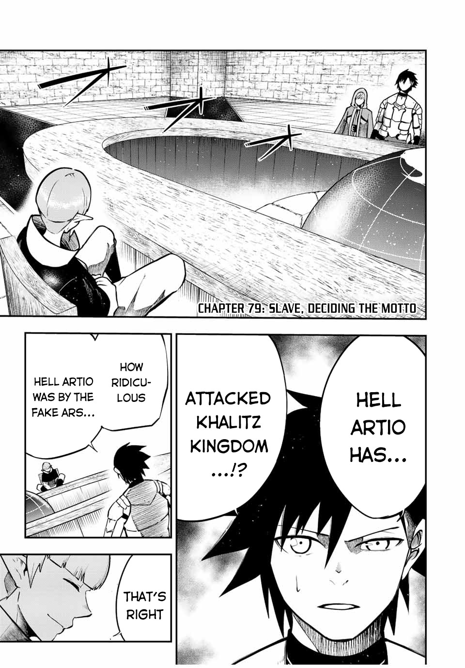Dorei Tensei: Sono Dorei, Saikyou no Moto Ouji ni Tsuki Chapter 79 page 2 - Chapter 79: Slave, Deciding the Motto