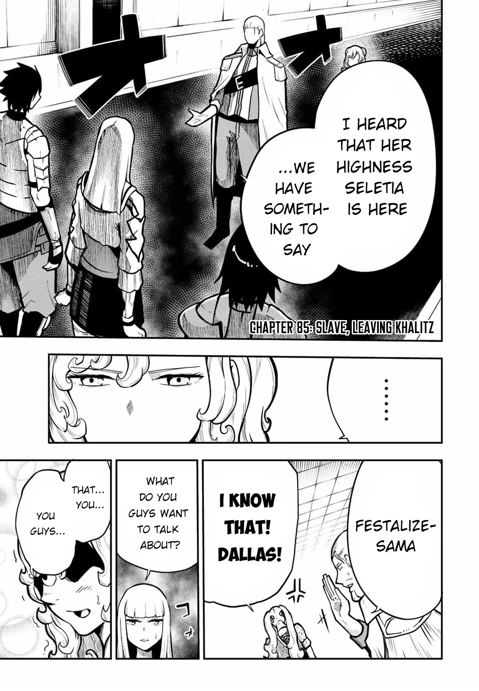 Dorei Tensei: Sono Dorei, Saikyou no Moto Ouji ni Tsuki Chapter 85 page 2 - Chapter 85: Slave, Leaving Khalitz