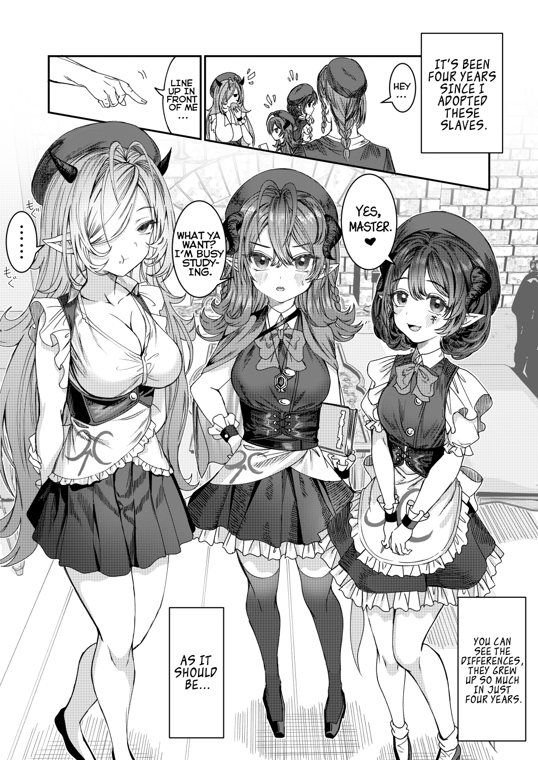 Dorei wo Choukyoushite Harem Tsukuru Chapter 11 page 1 - Chapter 11