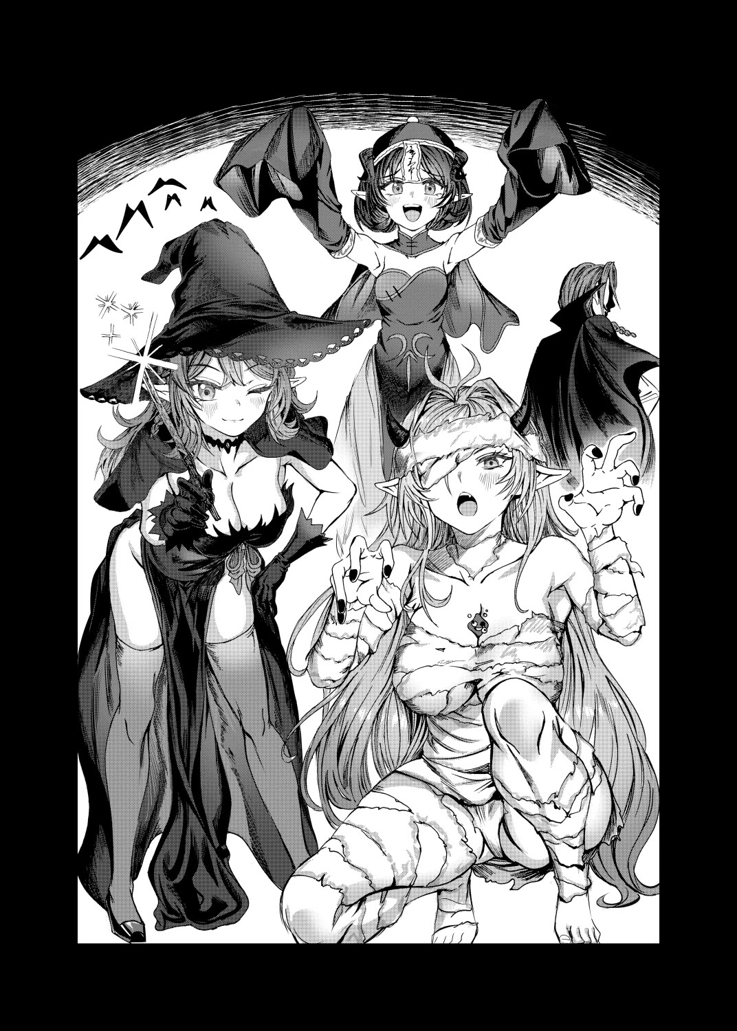 Dorei wo Choukyoushite Harem Tsukuru Chapter 44.1 page 1 - Chapter 44.1: Halloween illustration