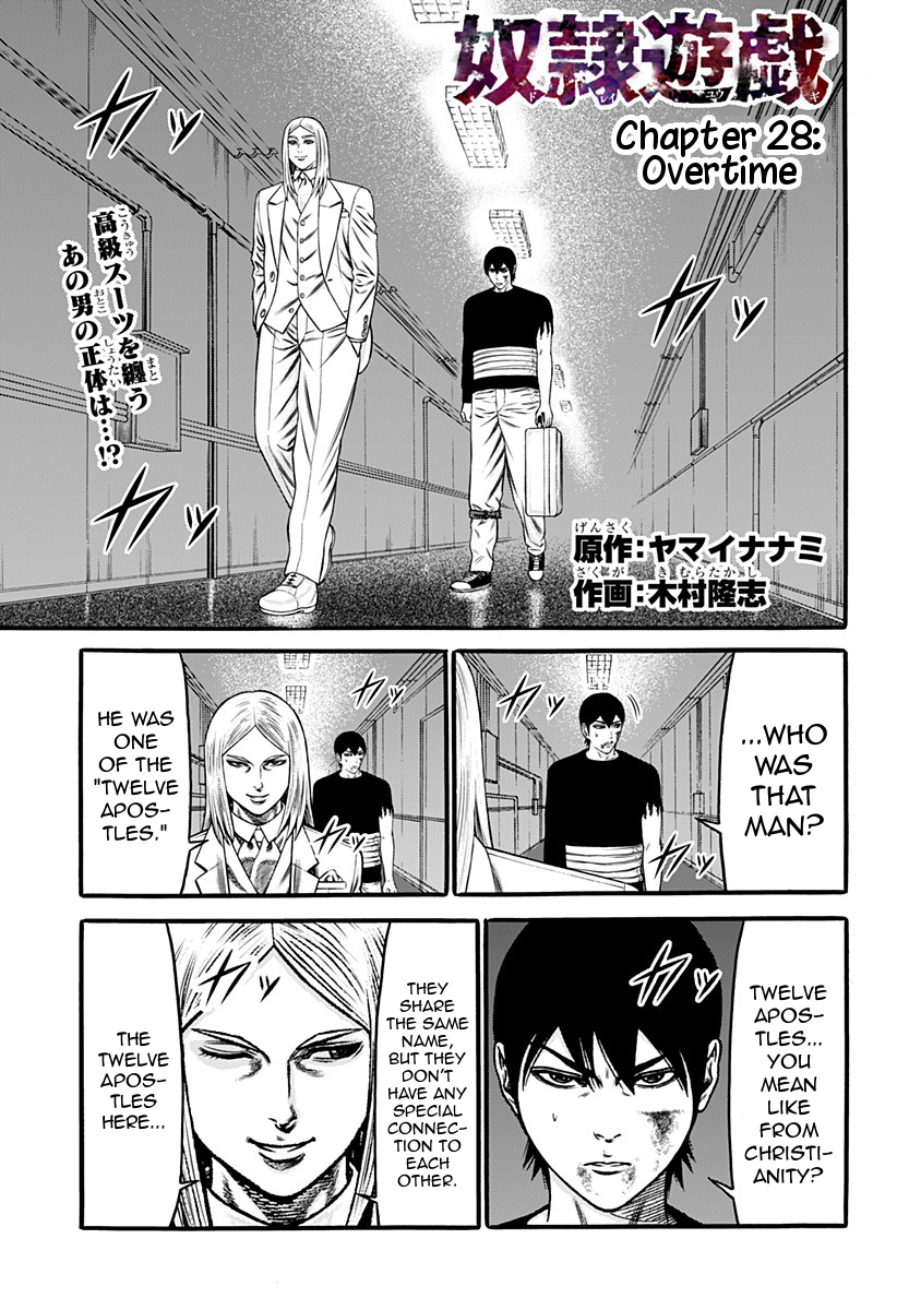 Dorei Yuugi Chapter 28 page 1 - Chapter 28: Overtime