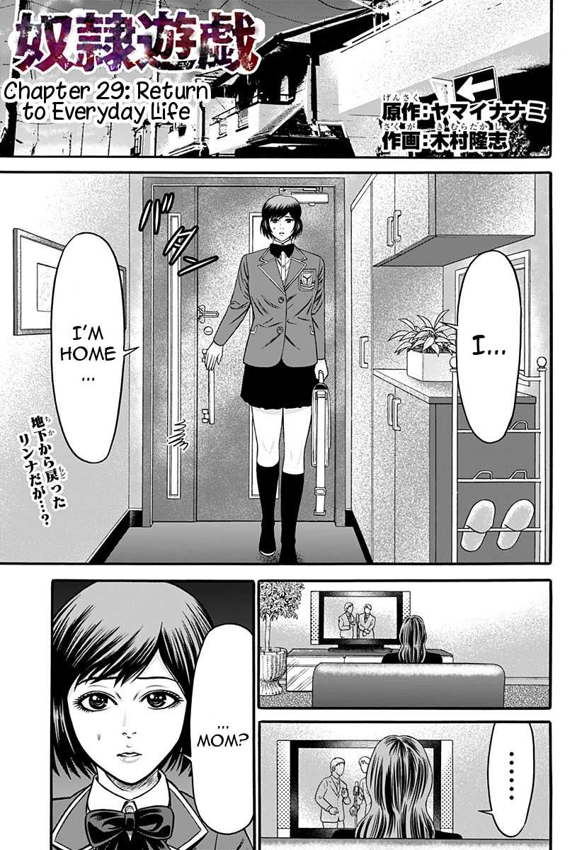 Dorei Yuugi Chapter 29 page 1 - Chapter 29: Return to Everyday Life