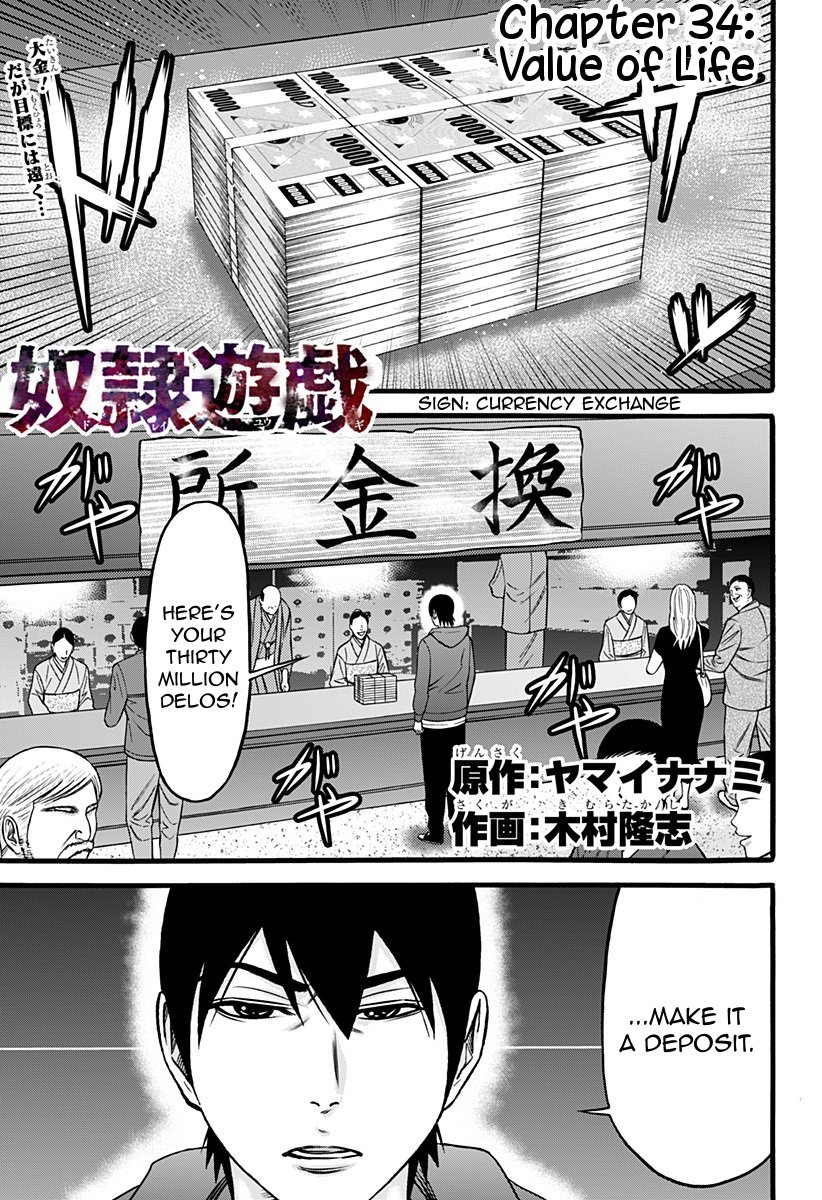 Dorei Yuugi Chapter 34 page 1 - Chapter 34: Value of Life