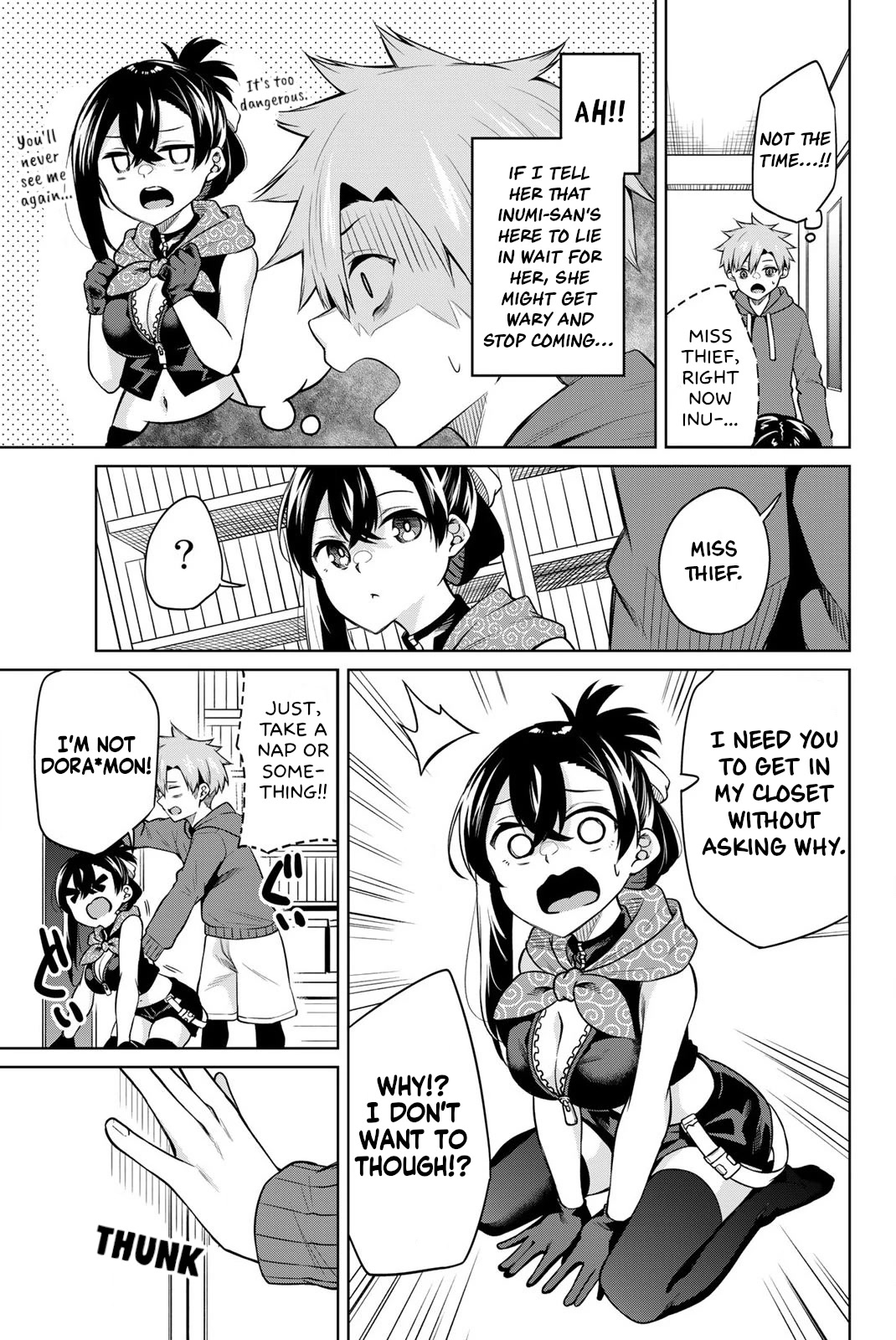 Dorobou-chan Chapter 12 page 5 - Chapter 12: Dorobou-chan and the Closet