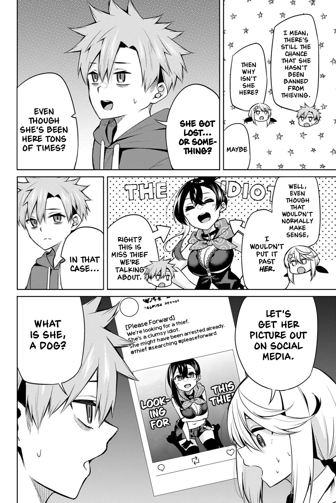 Dorobou-chan Chapter 17 page 6 - Chapter 17: Yonaga-kun and Concern.