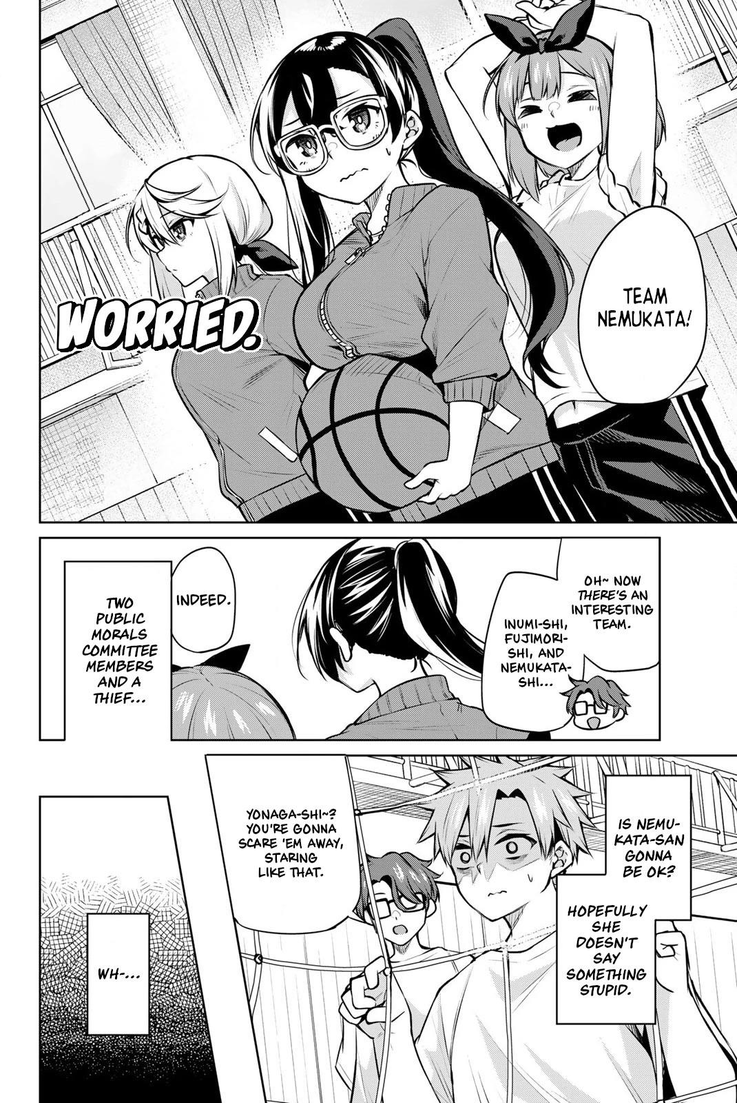 Dorobou-chan Chapter 26 page 2 - Chapter 26: Nemukata-san and Basketball