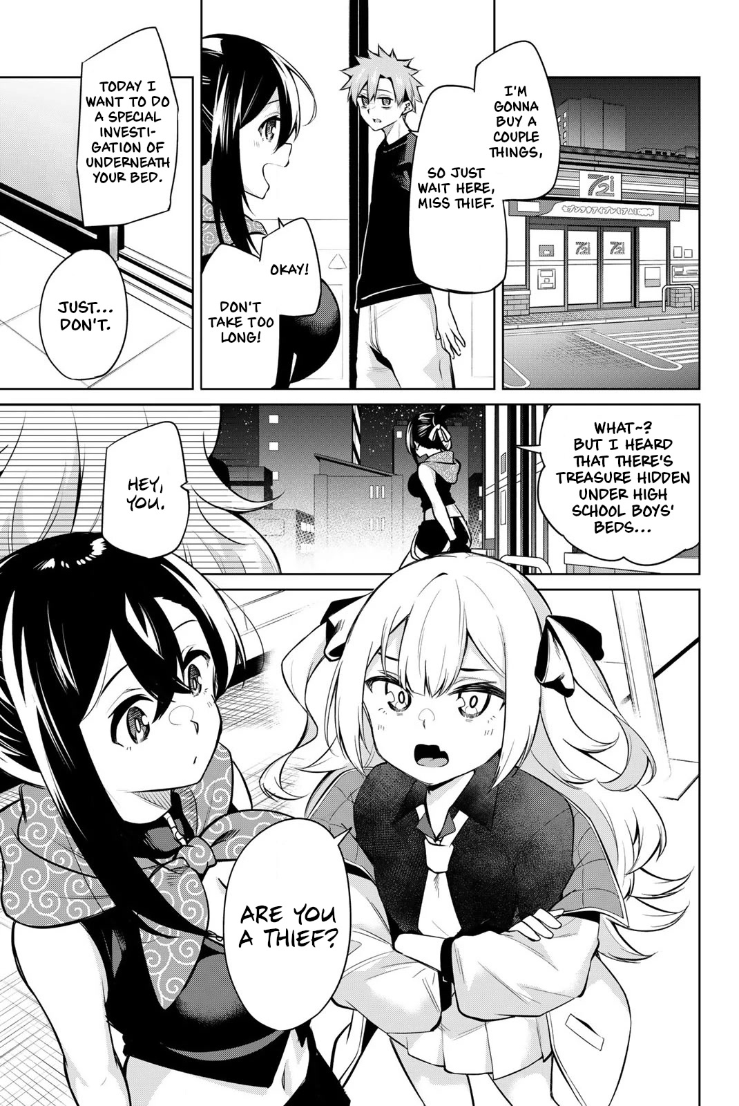 Dorobou-chan Chapter 27 page 1 - Chapter 27: Dorobou-chan and The Chairman