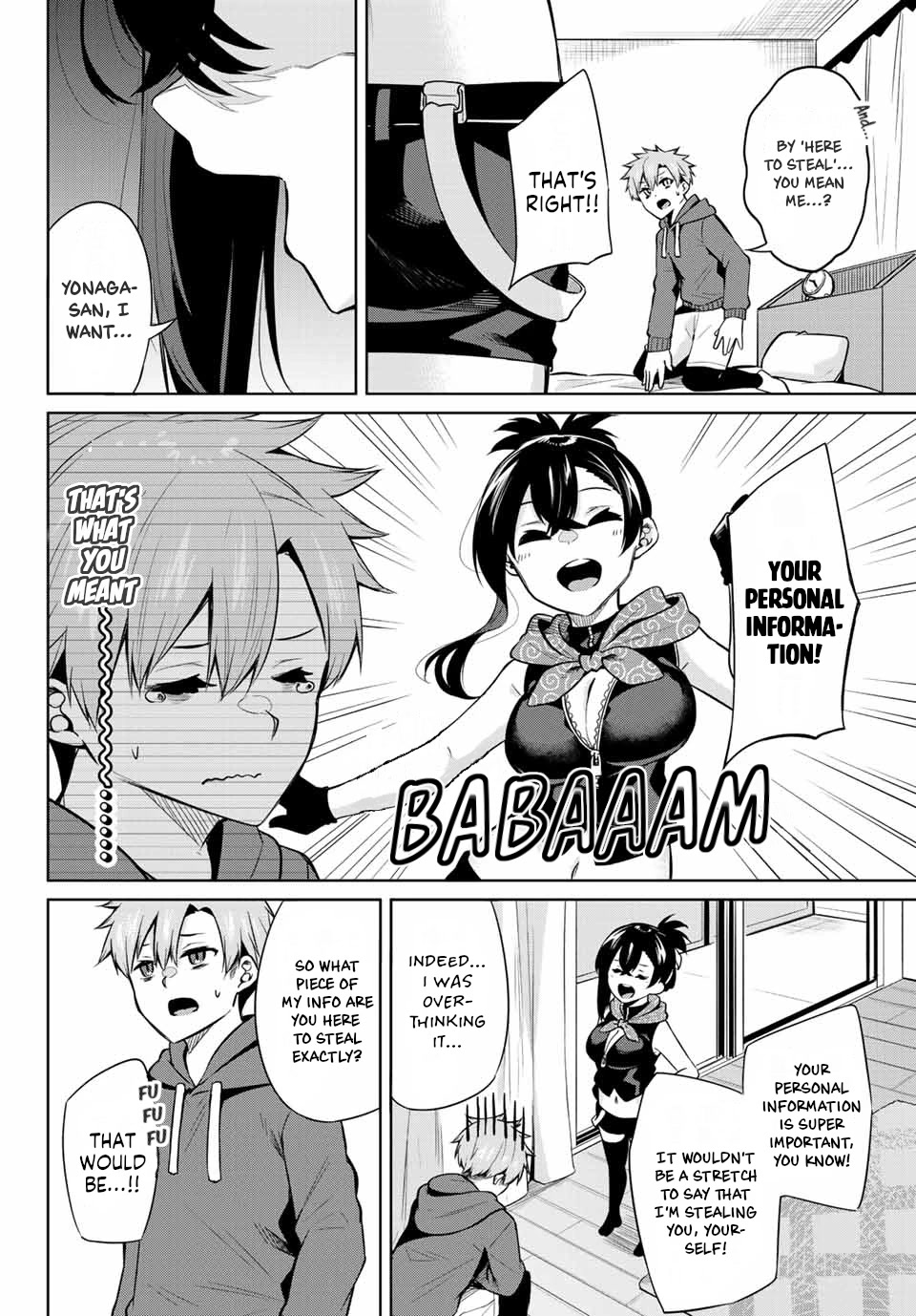 Dorobou-chan Chapter 3 page 4 - Chapter 3: Dorobou-chan and Contact Info.