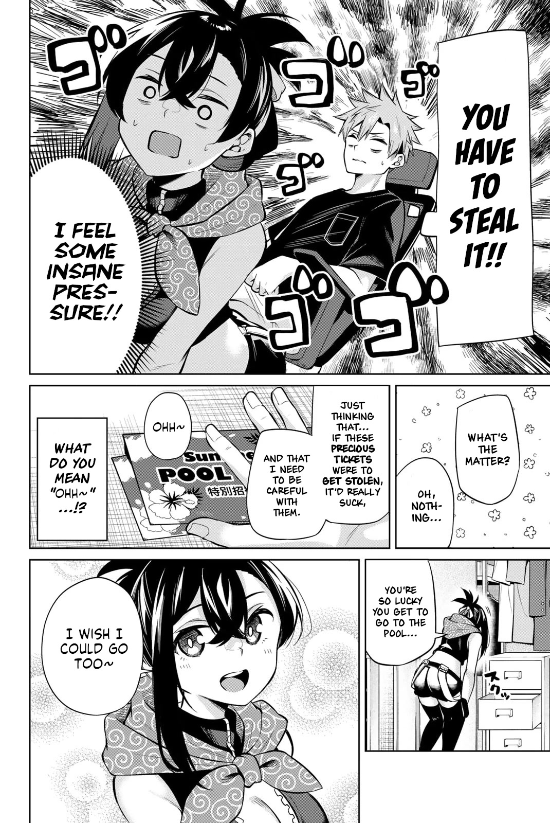 Dorobou-chan Chapter 33 page 6 - Chapter 33: Dorobou-chan and a ticket