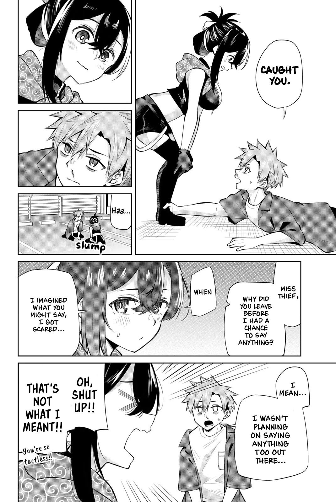 Dorobou-chan Chapter 39 page 12 - Chapter 39: Yonaga-kun and the words he wants to say