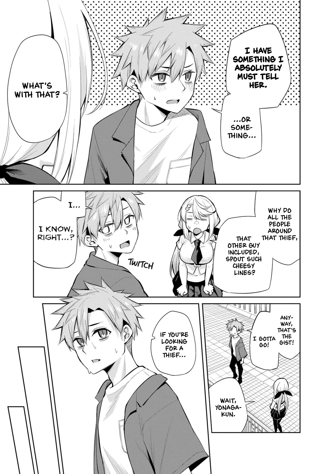 Dorobou-chan Chapter 39 page 5 - Chapter 39: Yonaga-kun and the words he wants to say