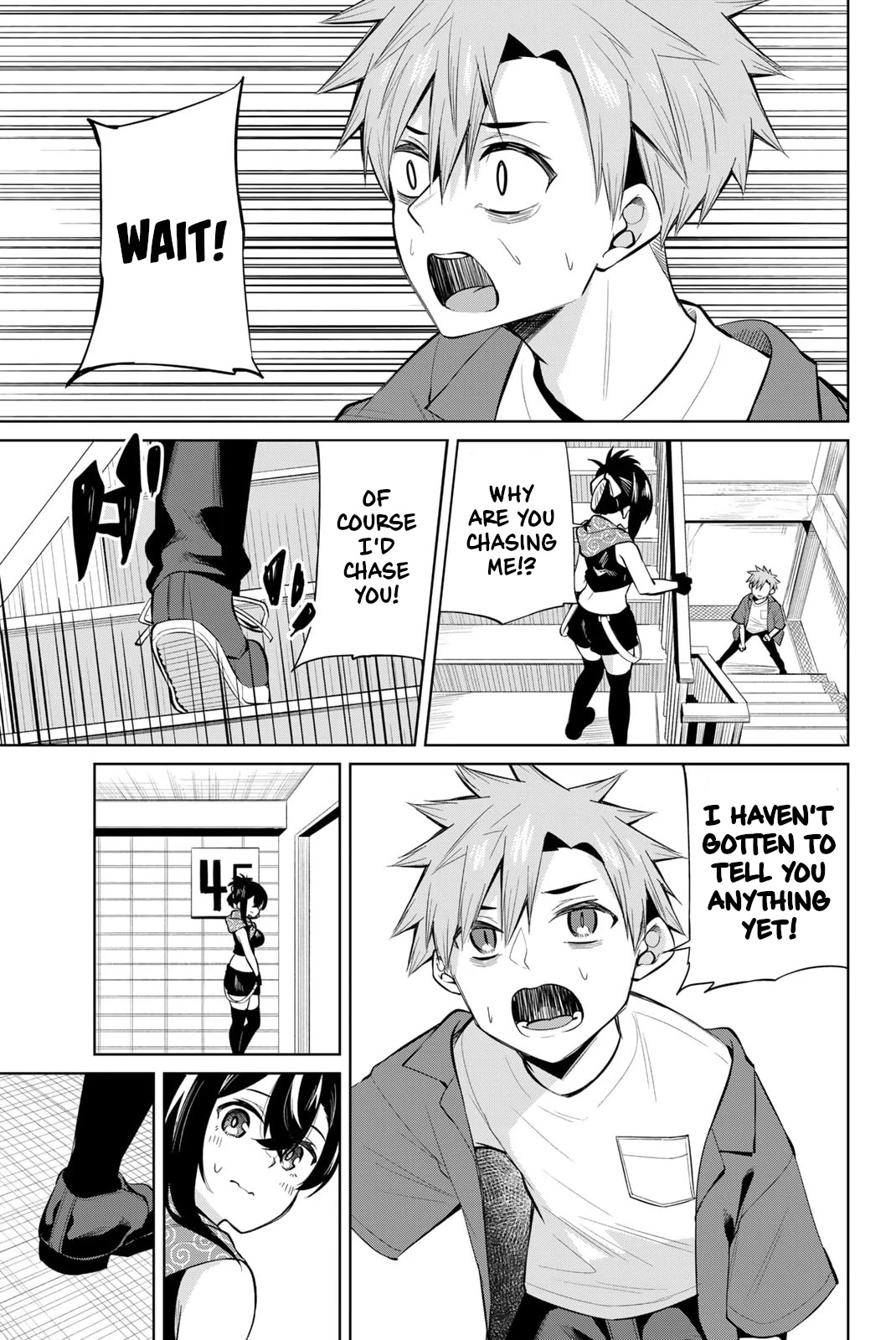 Dorobou-chan Chapter 39 page 7 - Chapter 39: Yonaga-kun and the words he wants to say