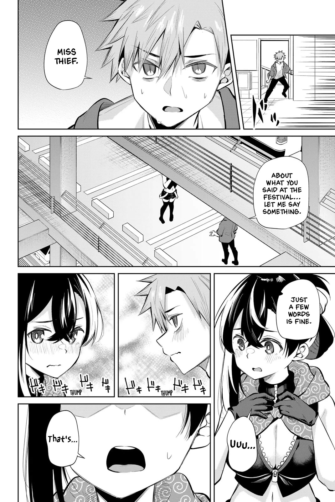 Dorobou-chan Chapter 39 page 8 - Chapter 39: Yonaga-kun and the words he wants to say