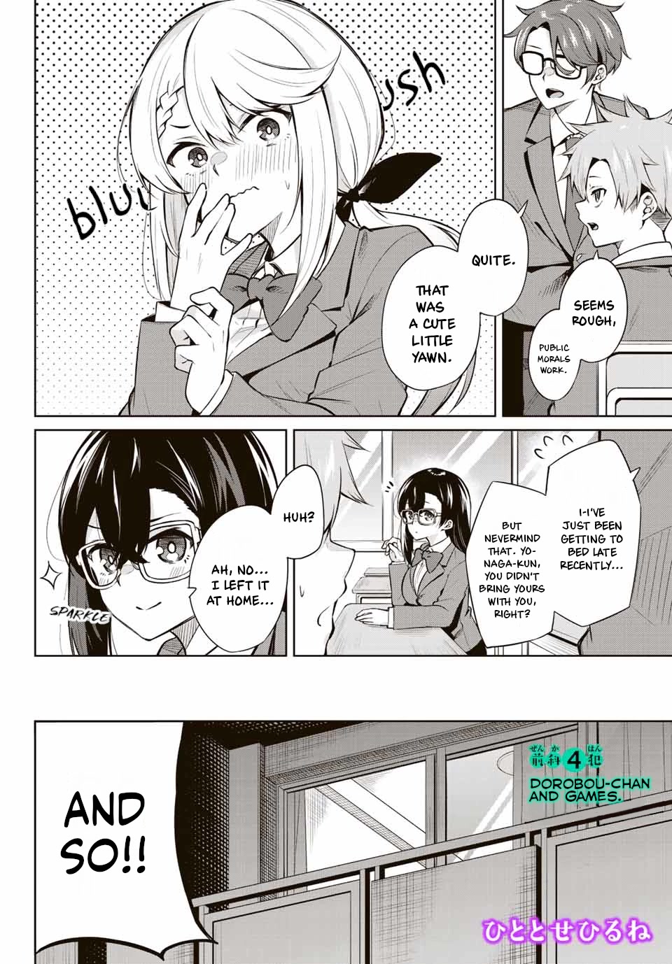Dorobou-chan Chapter 4 page 2 - Chapter 4: Dorobou-chan and Games.
