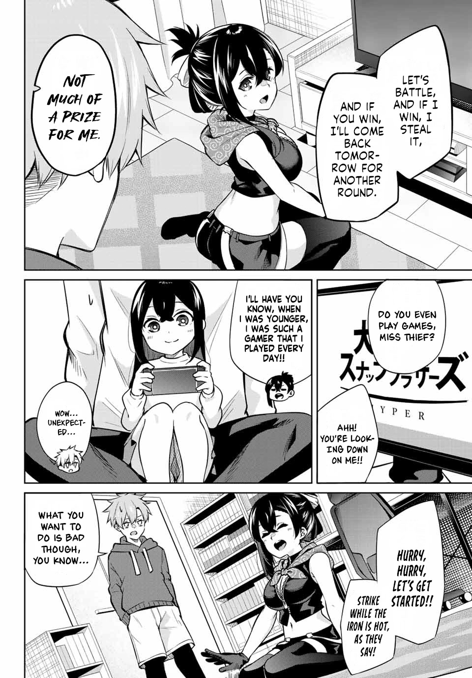 Dorobou-chan Chapter 4 page 4 - Chapter 4: Dorobou-chan and Games.