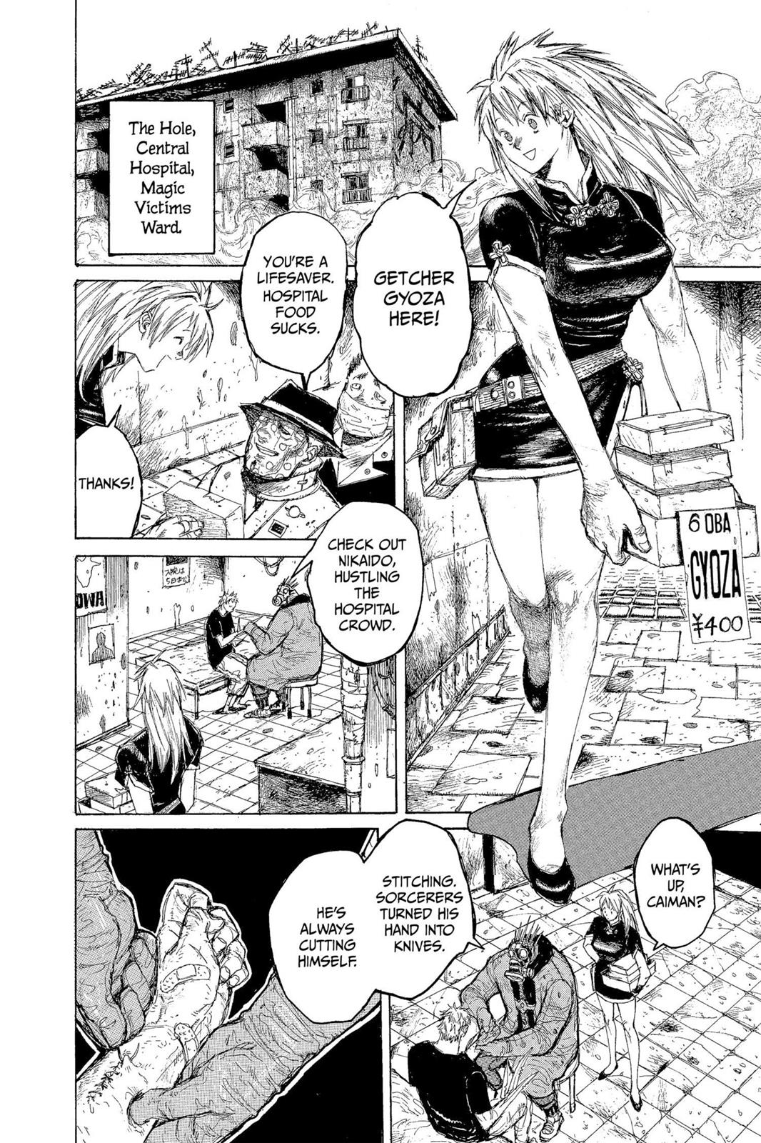 Dorohedoro Chapter 10 page 2 - Chapter 10: Roast Duck With Magic User Sauce