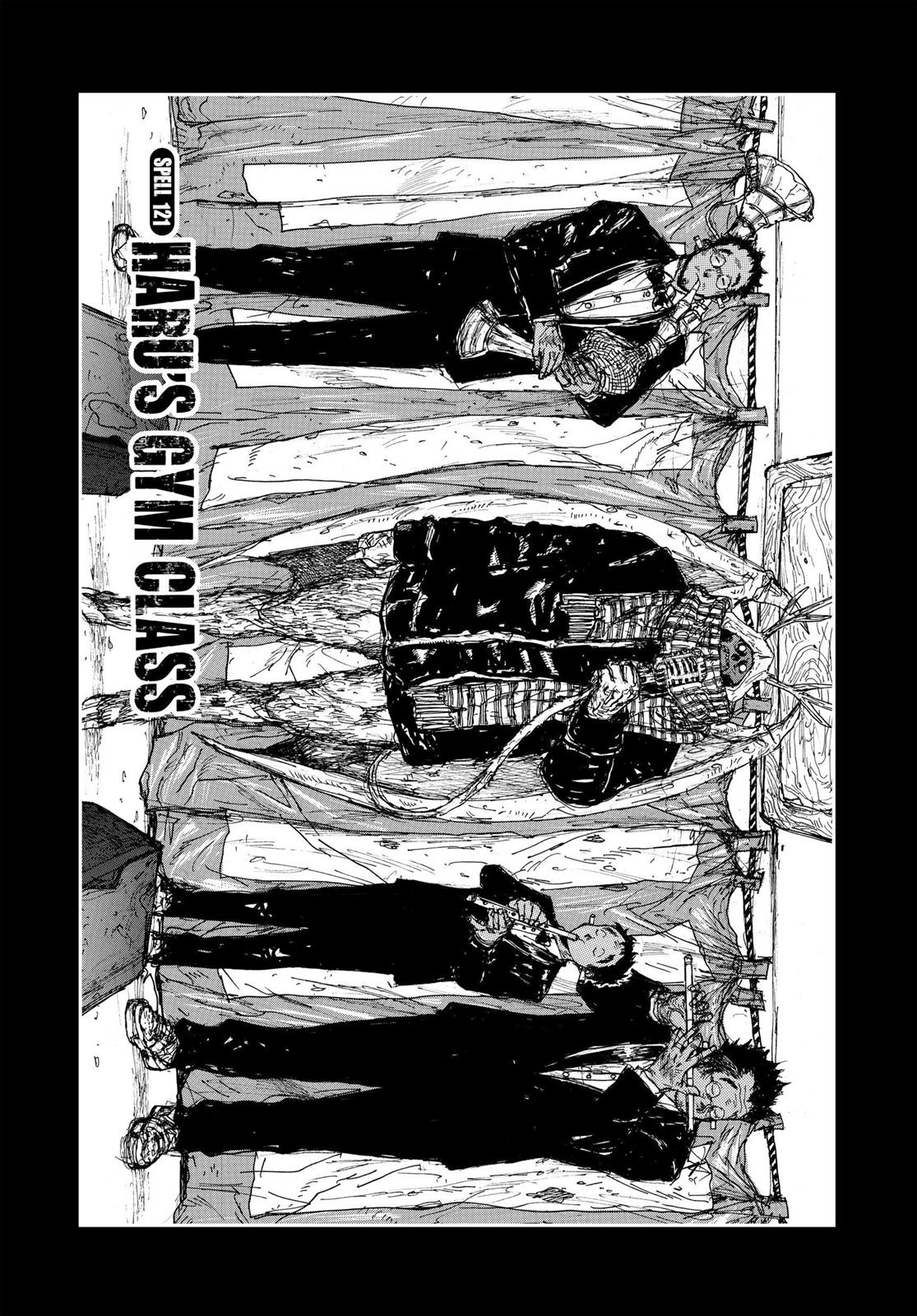 Dorohedoro Chapter 121 page 1 - Chapter 121: Haru's Gym Class