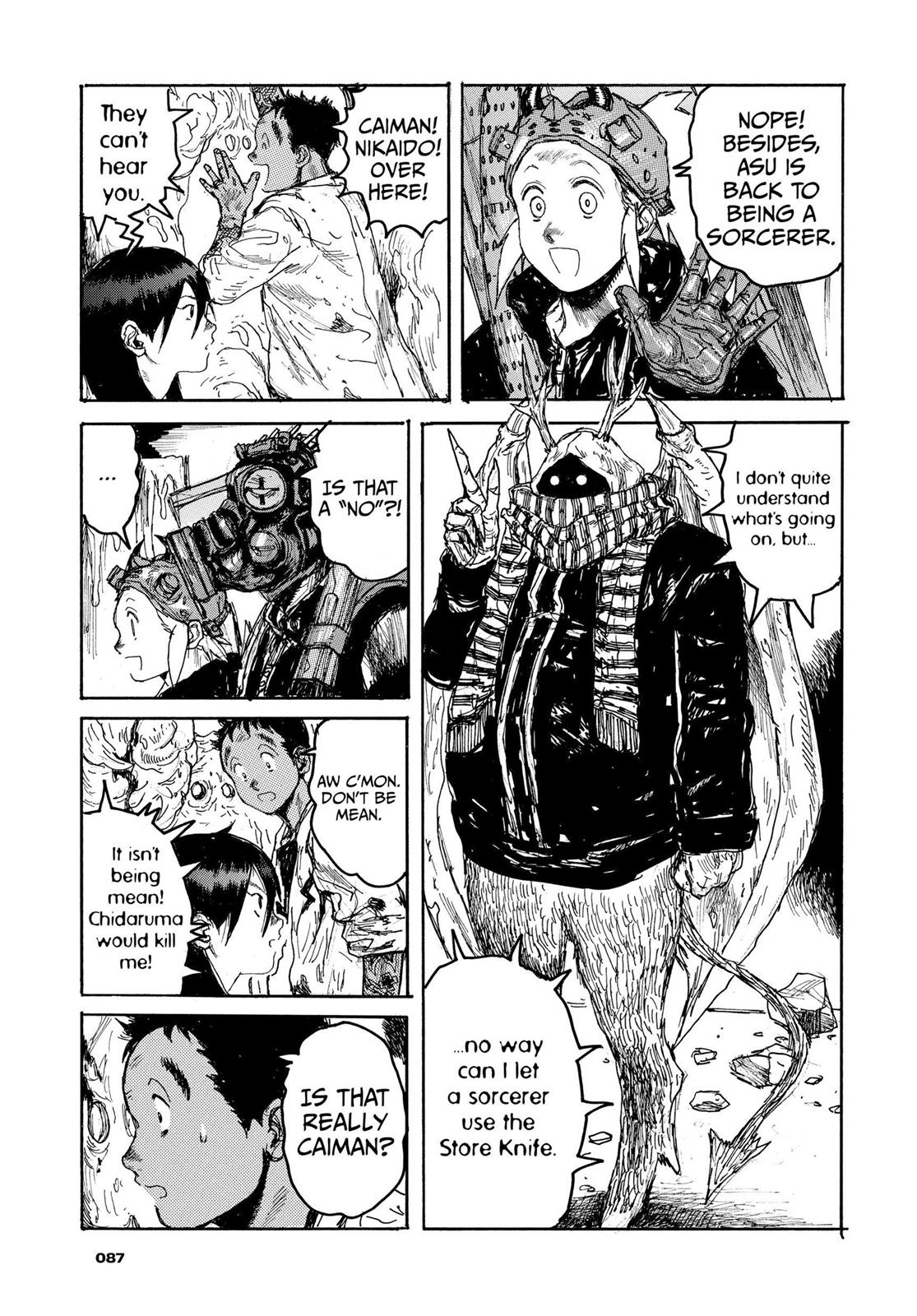 Dorohedoro Chapter 121 page 13 - Chapter 121: Haru's Gym Class