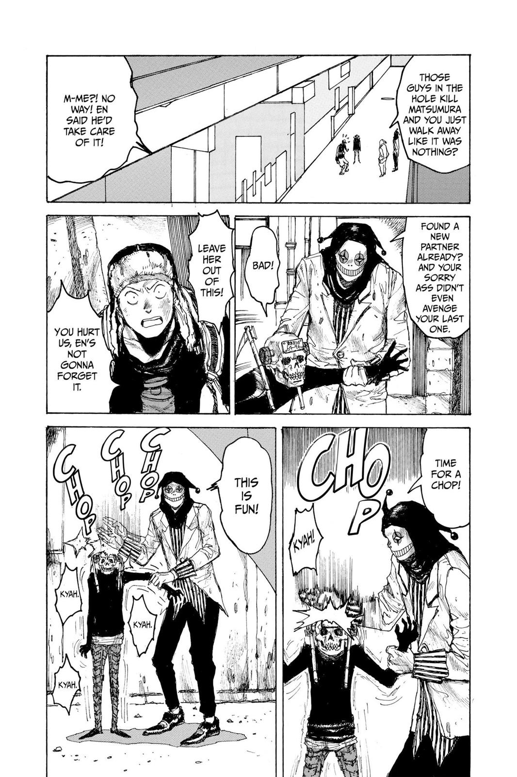 Dorohedoro Chapter 14 page 13 - Chapter 14: Kaiman in Wonderland
