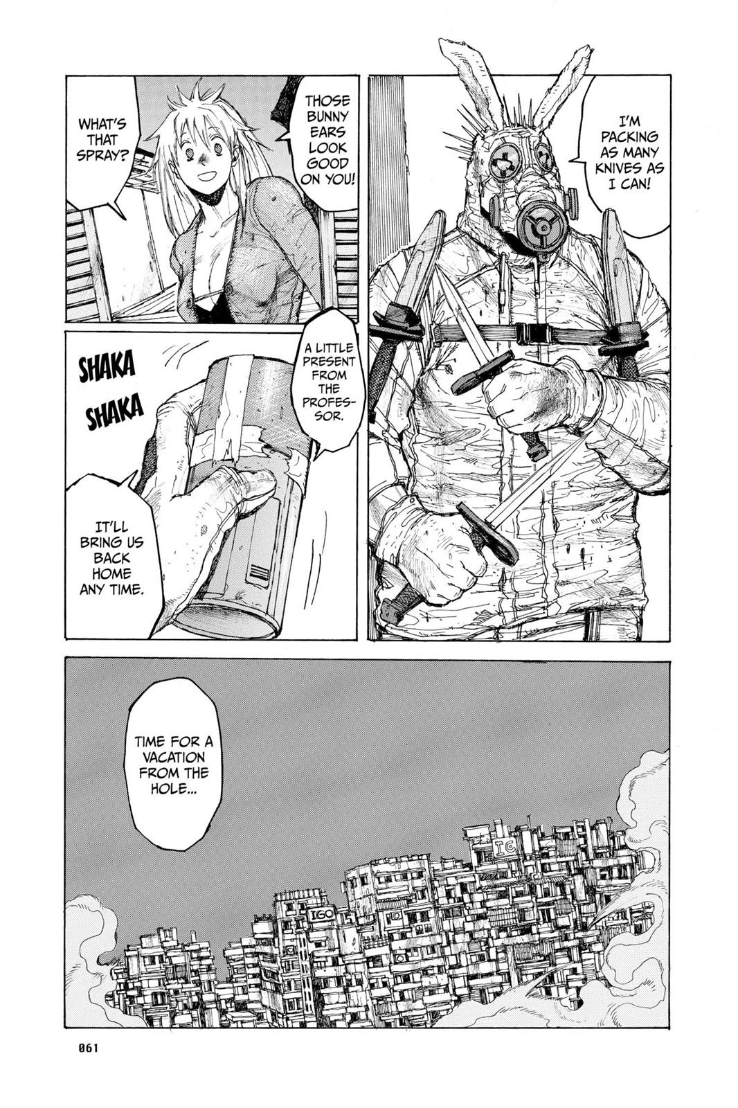 Dorohedoro Chapter 14 page 3 - Chapter 14: Kaiman in Wonderland