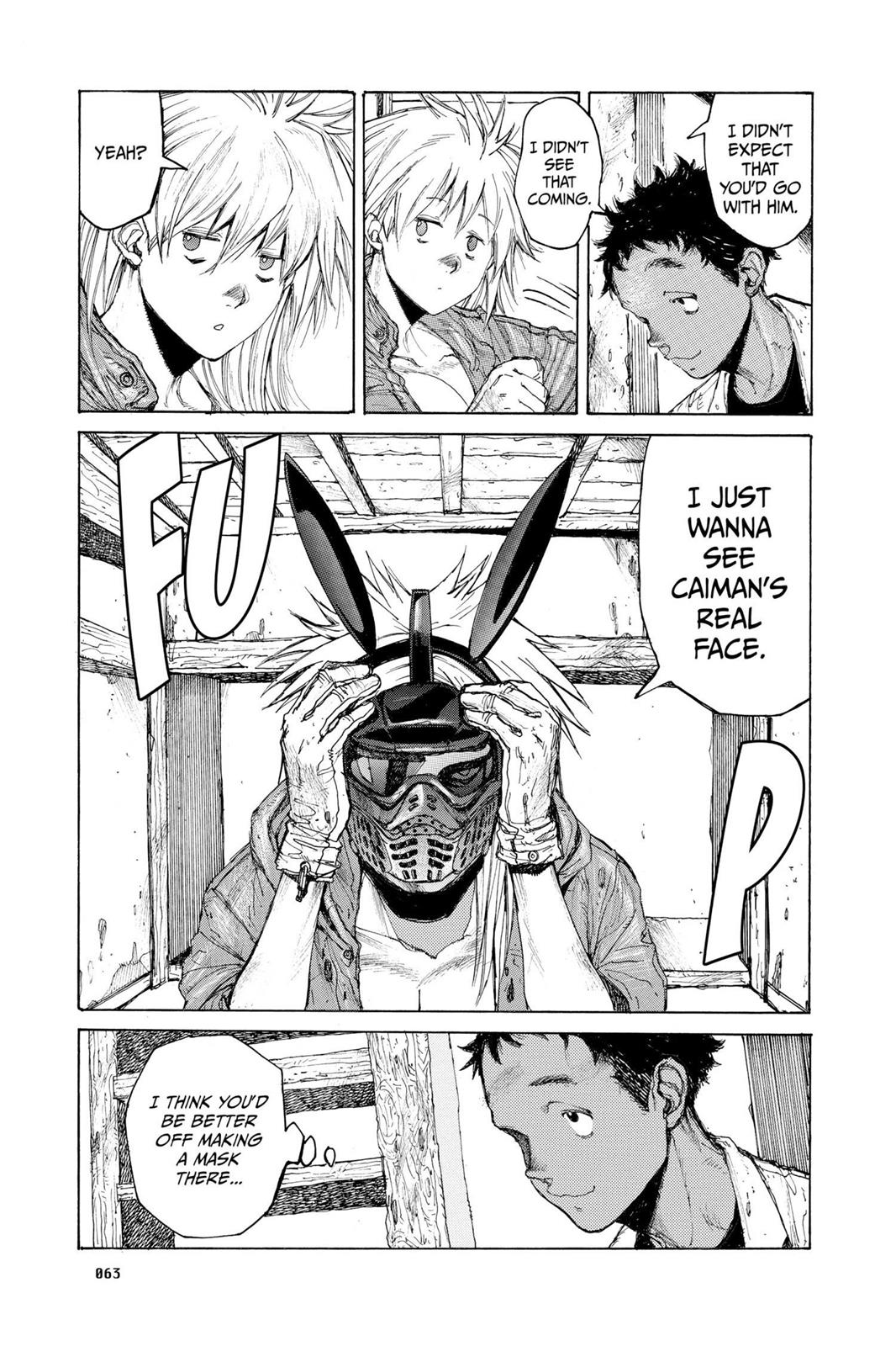 Dorohedoro Chapter 14 page 5 - Chapter 14: Kaiman in Wonderland