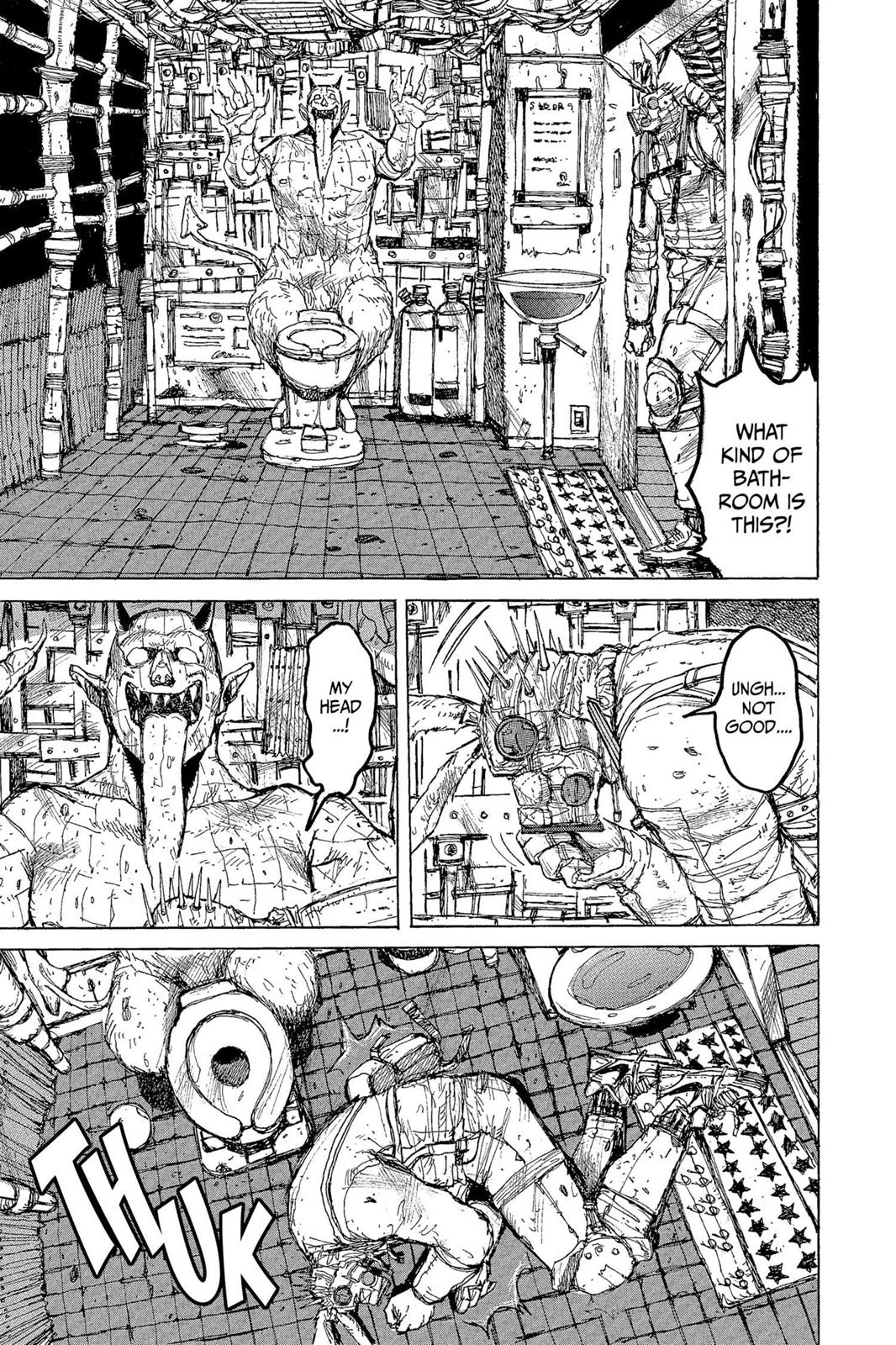 Dorohedoro Chapter 15 page 11 - Chapter 15: The Secret story of the fire toilet
