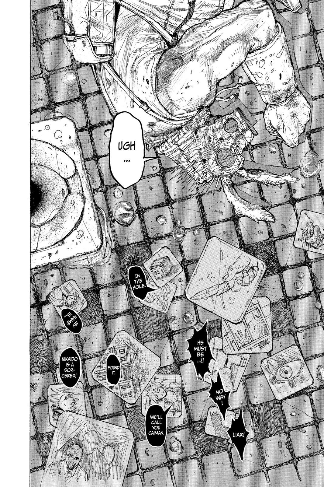 Dorohedoro Chapter 15 page 12 - Chapter 15: The Secret story of the fire toilet