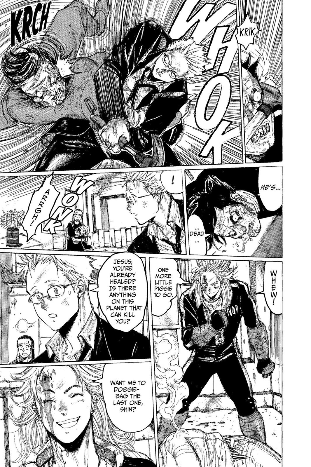 Dorohedoro Chapter 15 page 21 - Chapter 15: The Secret story of the fire toilet