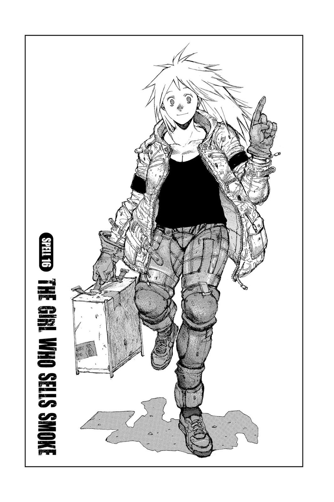 Dorohedoro Chapter 16 page 1 - Chapter 16: The Girl Who Sells Smoke