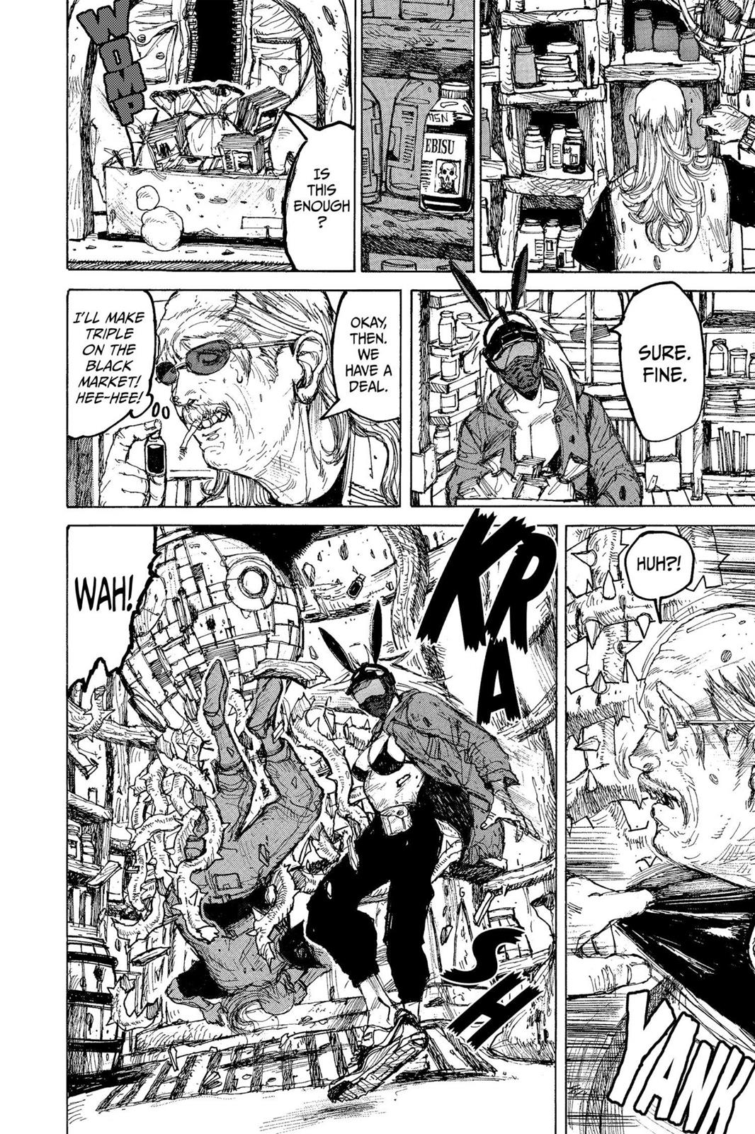 Dorohedoro Chapter 16 page 14 - Chapter 16: The Girl Who Sells Smoke
