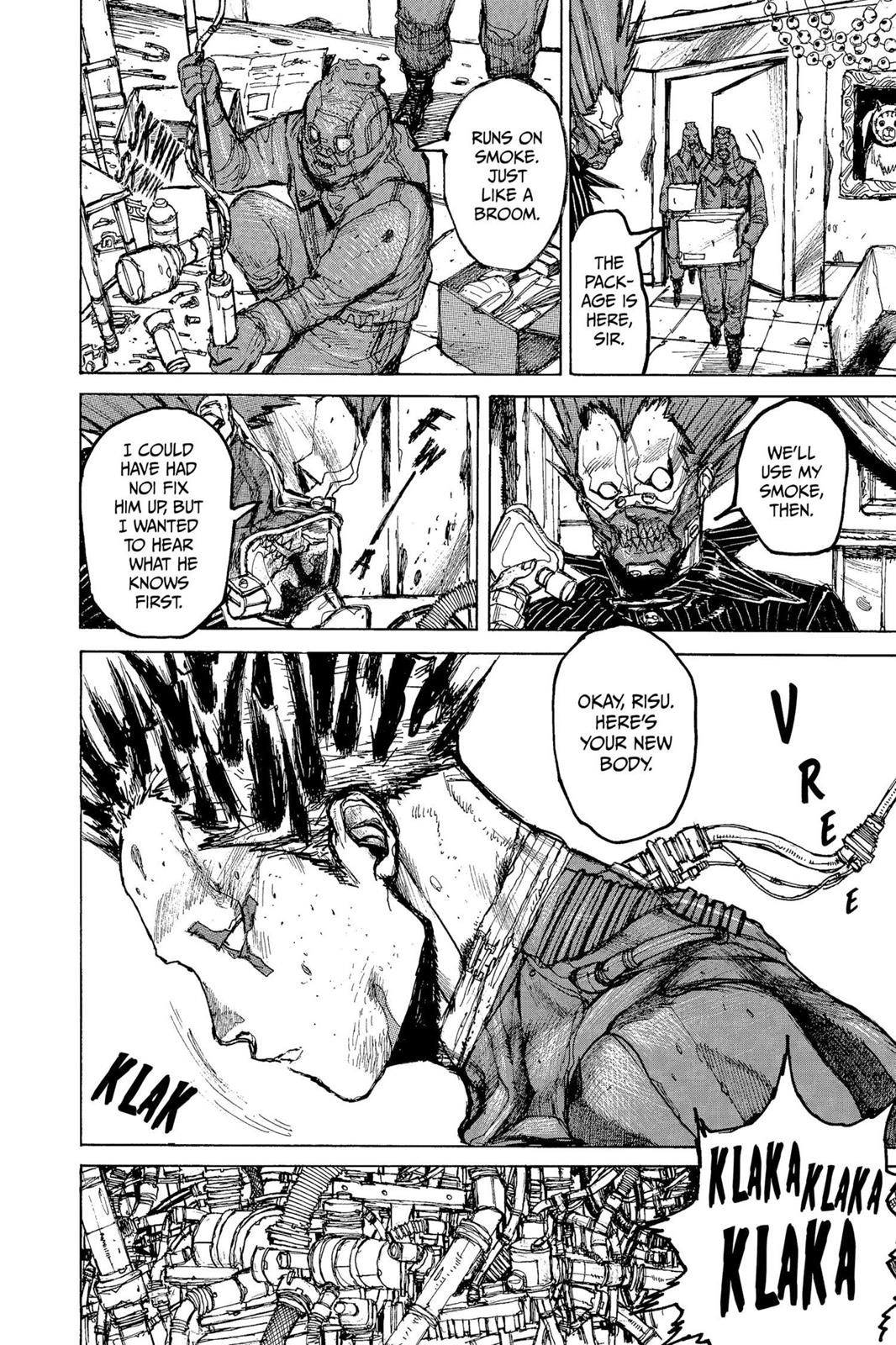 Dorohedoro Chapter 16 page 6 - Chapter 16: The Girl Who Sells Smoke