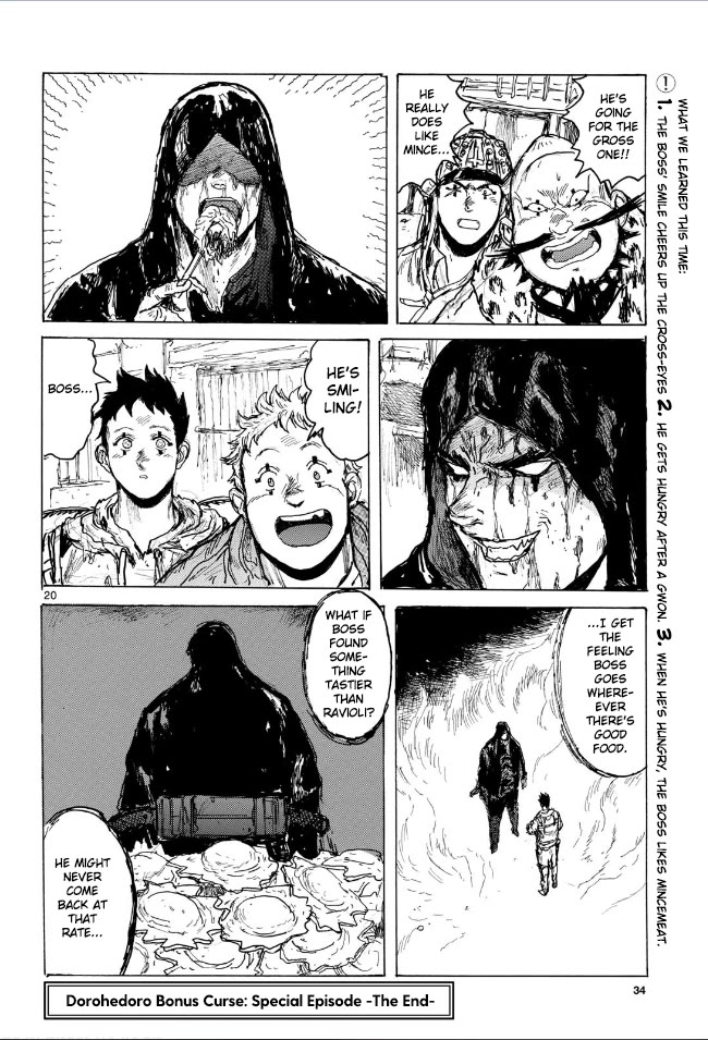 Dorohedoro Chapter 167.75 page 20 - Chapter 167.75: Ma No Omake: Special Episode - "The Ruler of Dread"