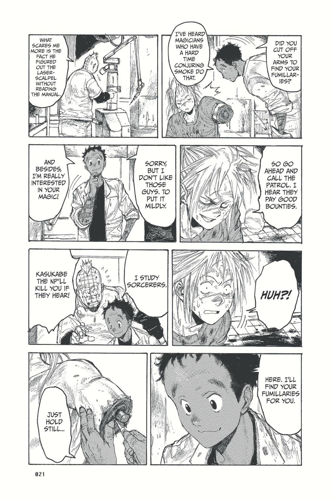 Dorohedoro Chapter 18 page 22 - Chapter 18: The First Smoke