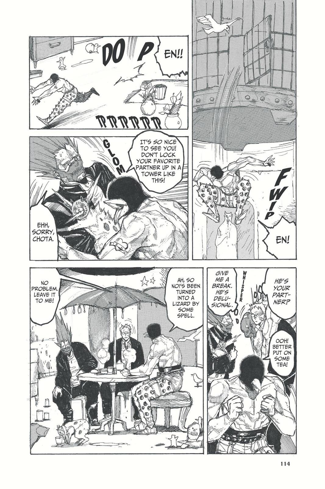 Dorohedoro Chapter 22 page 14 - Chapter 22: Reptiles Spawn