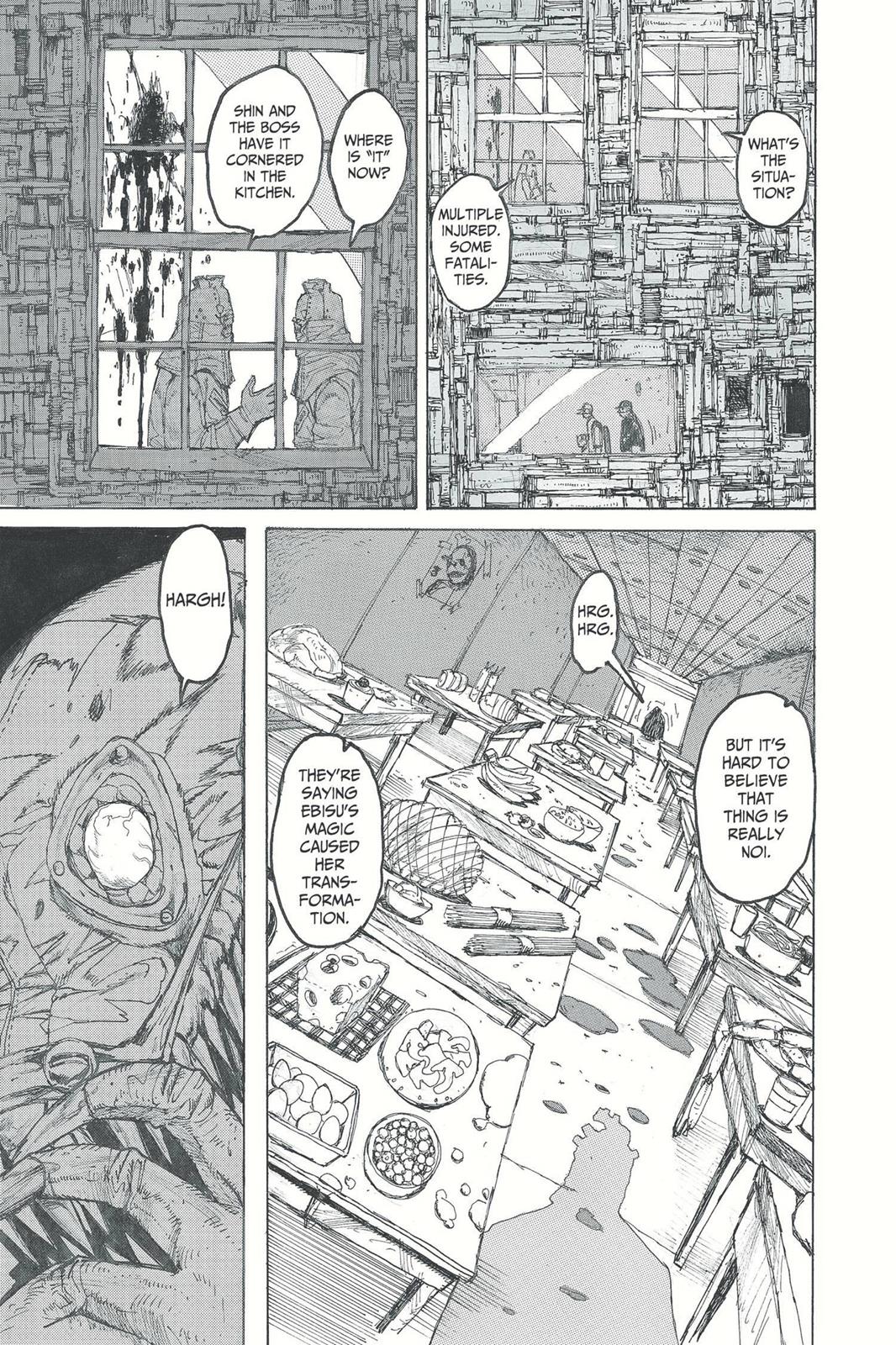 Dorohedoro Chapter 22 page 5 - Chapter 22: Reptiles Spawn