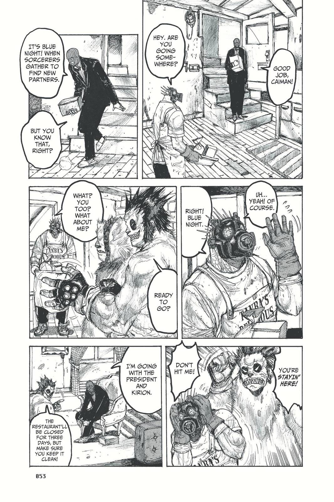 Dorohedoro Chapter 26 page 3 - Chapter 26: Blue Night Land
