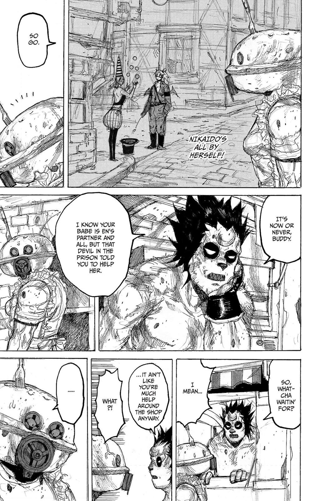 Dorohedoro Chapter 38 page 15 - Chapter 38: Meat Bags Free For All