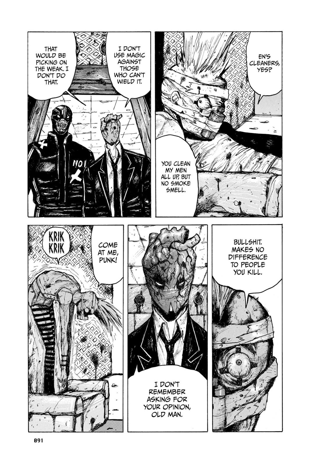 Dorohedoro Chapter 4 page 15 - Chapter 4: In The Bag