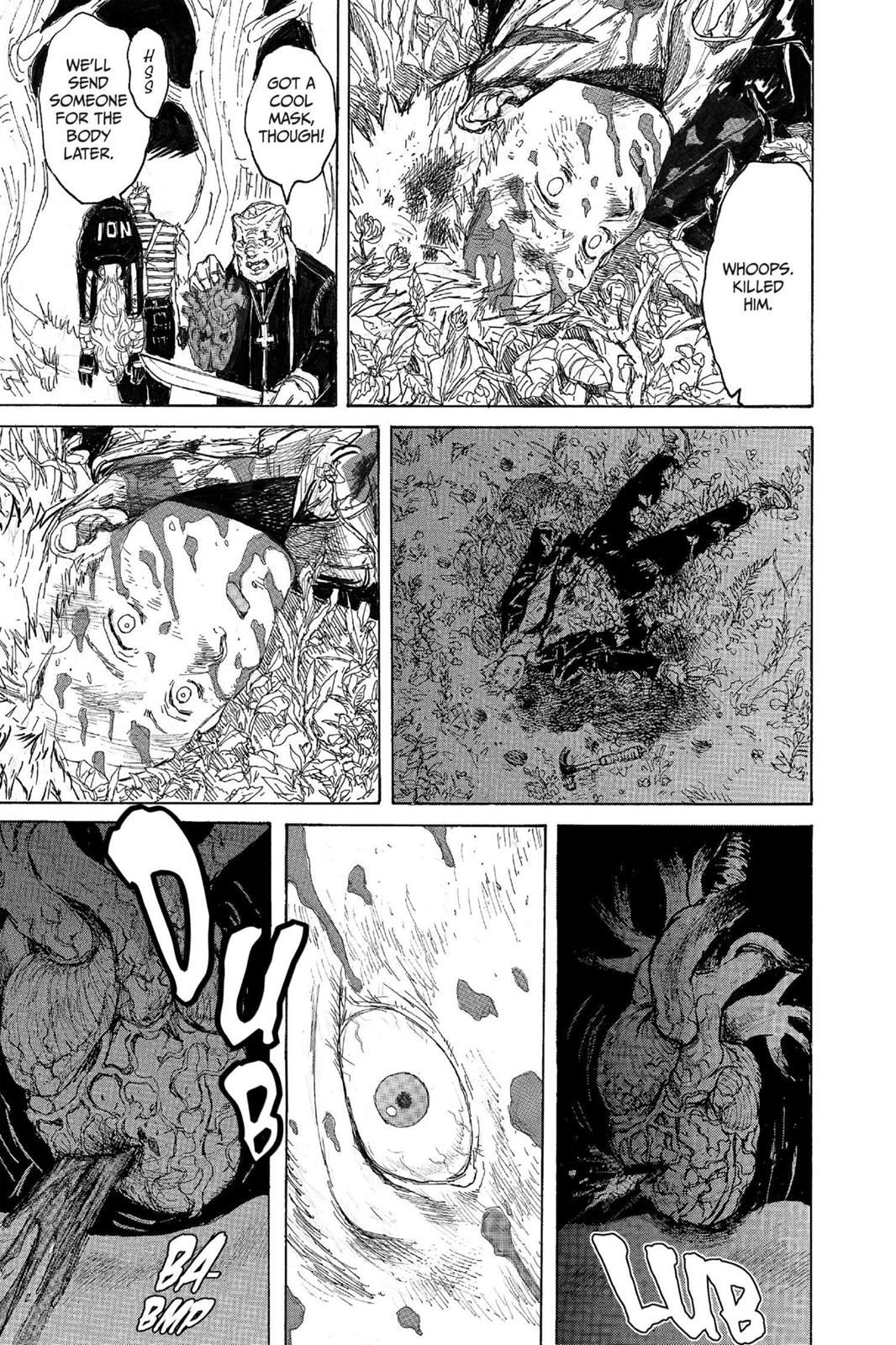 Dorohedoro Chapter 43 page 23 - Chapter 43: Terror At The Gory House - Mass Slaughter
