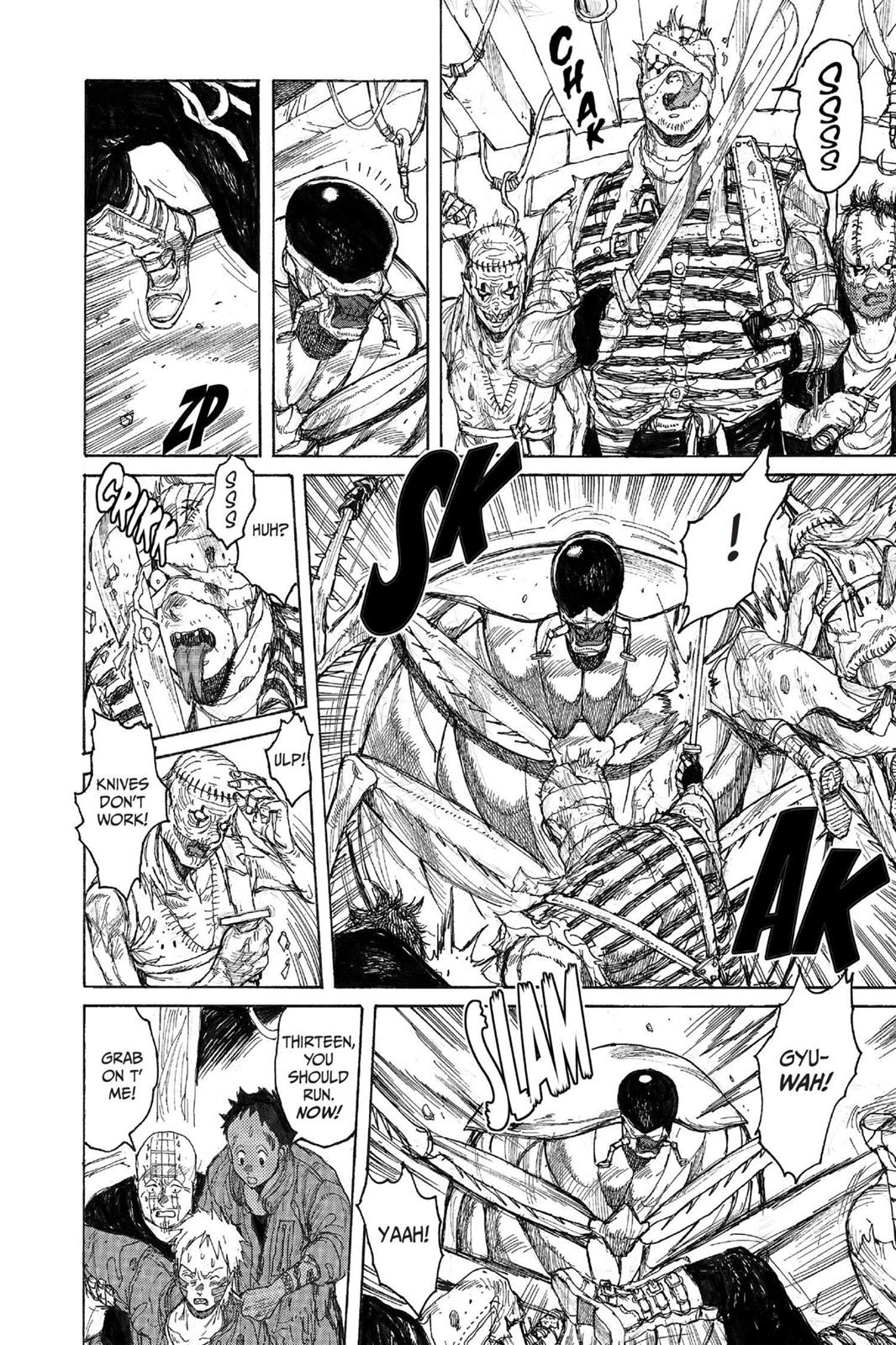 Dorohedoro Chapter 43 page 8 - Chapter 43: Terror At The Gory House - Mass Slaughter