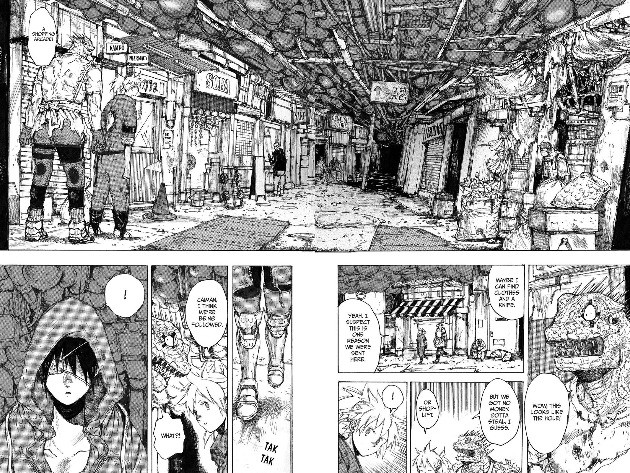 Dorohedoro Chapter 46 page 8 - Chapter 46: Mastema Sub Promenade